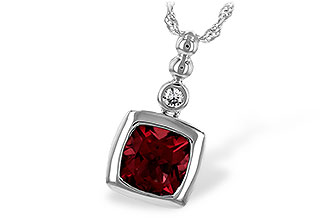 A189-68403: NECK 1.40 GARNET 1.44 TGW