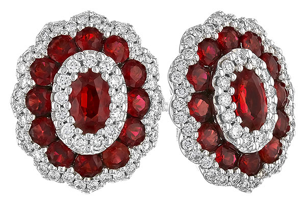 E274-26621: EARR 1.68 TW RUBY 2.15 TGW (5x3MM RUBY)