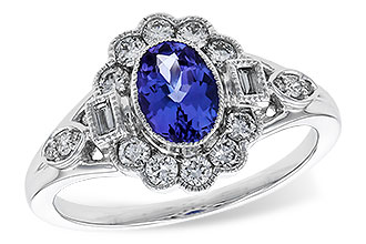 E275-10239: LDS RG .80 TANZANITE 1.20 TGW (7x5MM OV)