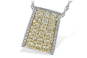 G189-65675: NECK .95 YELLOW DIAS 1.09 TW