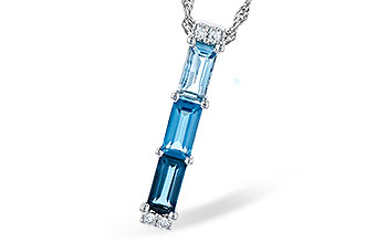 G273-30230: NECK 1.26 BLUE TOPAZ 1.30 TGW