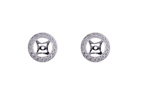 K184-23839: EARRING JACKET .32 TW (FOR 1.50-2.00 CT TW STUDS)