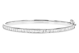 K274-19348: BANGLE 1.02 TW BAGUETTE DIAMONDS