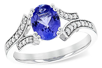 L190-61175: LDS RG 1.15 TANZANITE 1.30 TGW